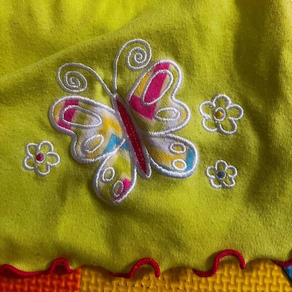 Lime green butterfly tank - Picture 3 of 3